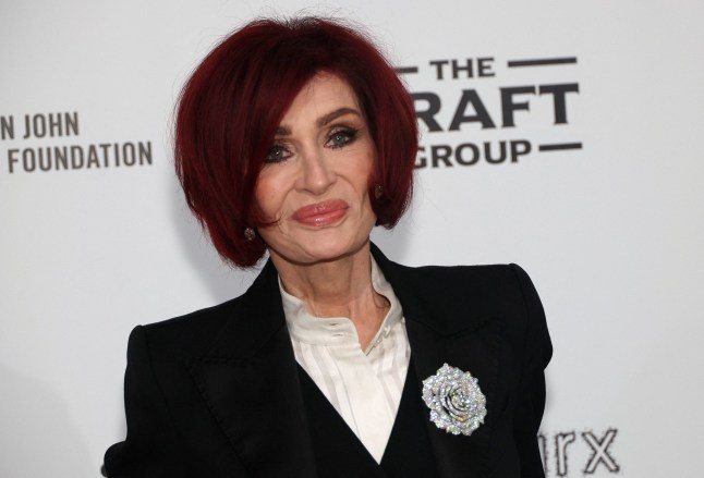 Sharon Osbourne arrives for the Elton John AIDS Foundation Academy Awards Viewing Party, in West Hollywood, California, U.S., March 15, 2026. REUTERS/Aude Guerrucci