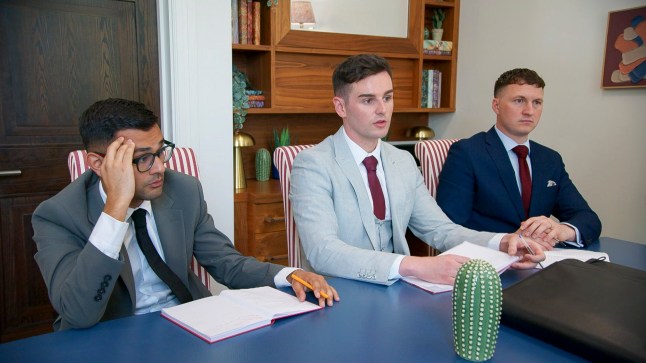 TX DATE:26-03-2026,TX WEEK:12,EMBARGOED UNTIL:19-03-2026 22:01:01,PEOPLE:Daniel 'Dan' Miller, Conor Galvin, Levi Hague,DESCRIPTION:,COPYRIGHT:Naked (A Freemantle Label),CREDIT LINE:BBC/Naked (A Freemantle Label)