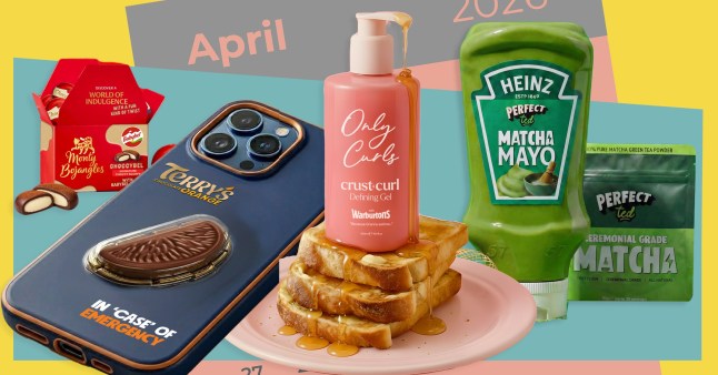April Fools' joke products including a Terry's Chocolate phone case, Matcha Heinz Mayo and more