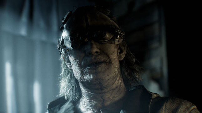 A close-up of Victor Gideon in Resident Evil Requiem.