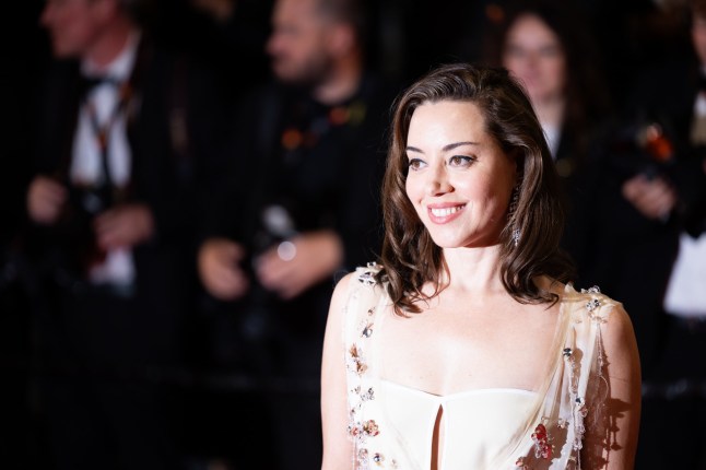 FILE - APRIL 07: Actress Aubrey Plaza is expecting her first child with actor Christopher Abbott. CANNES, FRANCE - MAY 23: Aubrey Plaza attends the "Honey Don't!" red carpet at the 78th annual Cannes Film Festival at Palais des Festivals on May 23, 2025 in Cannes, France. (Photo by Victor Boyko/Getty Images)
