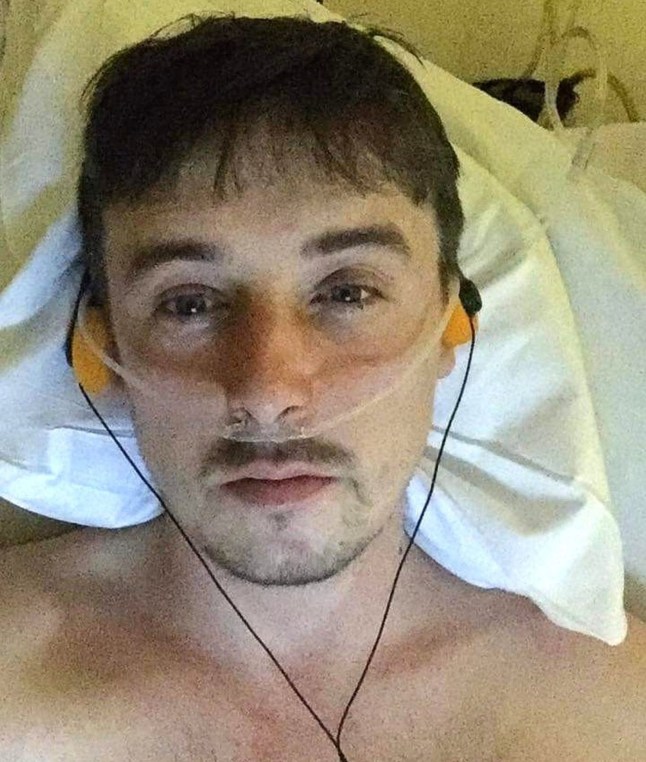 Pic from Kennedy News/@stevenHamillStories (Pictured:STEVEN HAMILL, THEN 26, IN HOSPITAL AFTER HE WAS DIAGNOSED WITH PENILE CANCER.)A bloke nicknamed 'Stumpy' by pals after having half his penis removed due to cancer managed to become a dad - even after having FOUR INCHES amputated. Steven Hamill, from Cheshire, feared the worst when he was originally diagnosed with penile cancer but after undergoing a partial penectomy he's now in remission. The 33-year-old said he was 'really lucky' that he was well-endowed before the op as he's still able to have sex - even becoming a dad in 2022. DISCLAIMER: While Kennedy News and Media uses its best endeavours to establish the copyright and authenticity of all pictures supplied, it accepts no liability for any damage, loss or legal action caused by the use of images supplied and the publication of images is solely at your discretion. SEE KENNEDY NEWS COPY - 0161 697 4266
