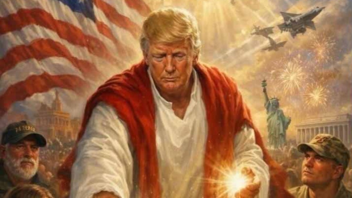 Trump posted an image of himself as Jesus. Here are eight more times he misused AI