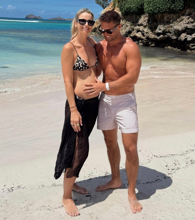 vogue williams spencer matthews announce prenancy on instagram