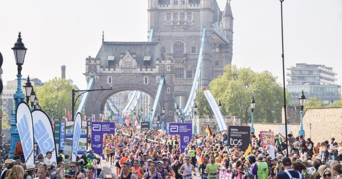 How to use the London Marathon 2026 live tracker app to follow runners | News UK