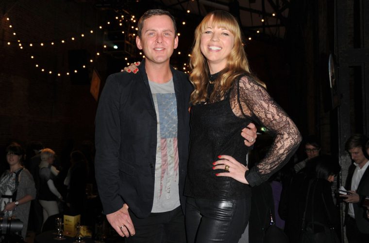 LONDON, UNITED KINGDOM - FEBRUARY 04: Scott Mills and Sara Cox attend Centrepoint's ultimate pub quiz at Village Underground on February 4, 2014 in London, England. (Photo by Stuart C. Wilson/Getty Images)