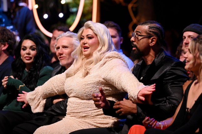 Editorial Use Only Mandatory Credit: Photo by Jonathan Hordle/ITV/Shutterstock (16843686bn) Gemma Collins and David Haye 'I'm A Celebrity... Get Me Out Of Here! South Africa', TV show, Series 2, Episode 15, Live Final - 24 Apr 2026
