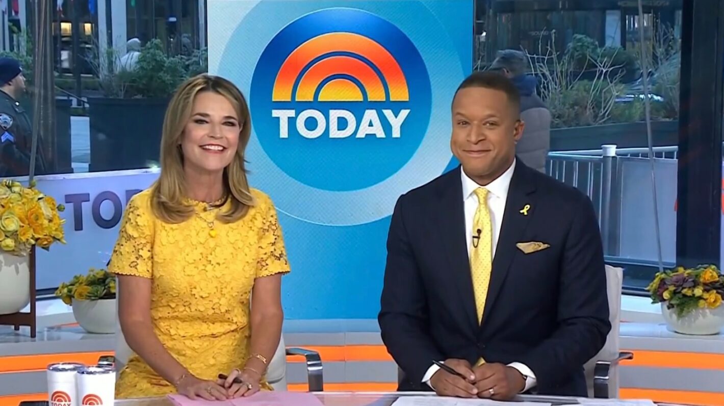 Savannah Guthrie and Craig Melvin on the April 6, 2026, episode of NBC