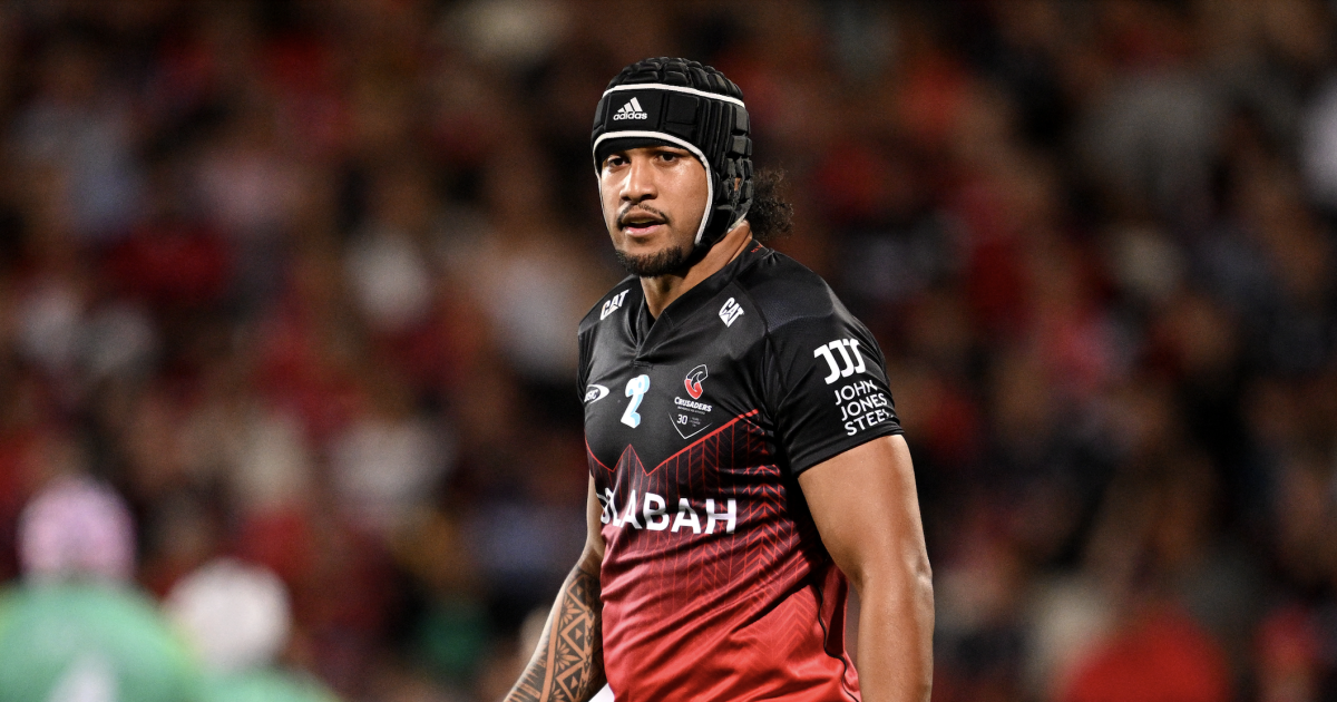 Leicester Fainga'anuku named to start at flanker for Crusaders