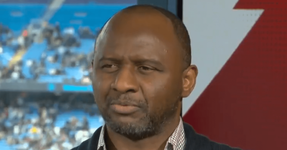 Patrick Vieira questions Mikel Arteta's 'big gamble' for Arsenal against Man City | Football