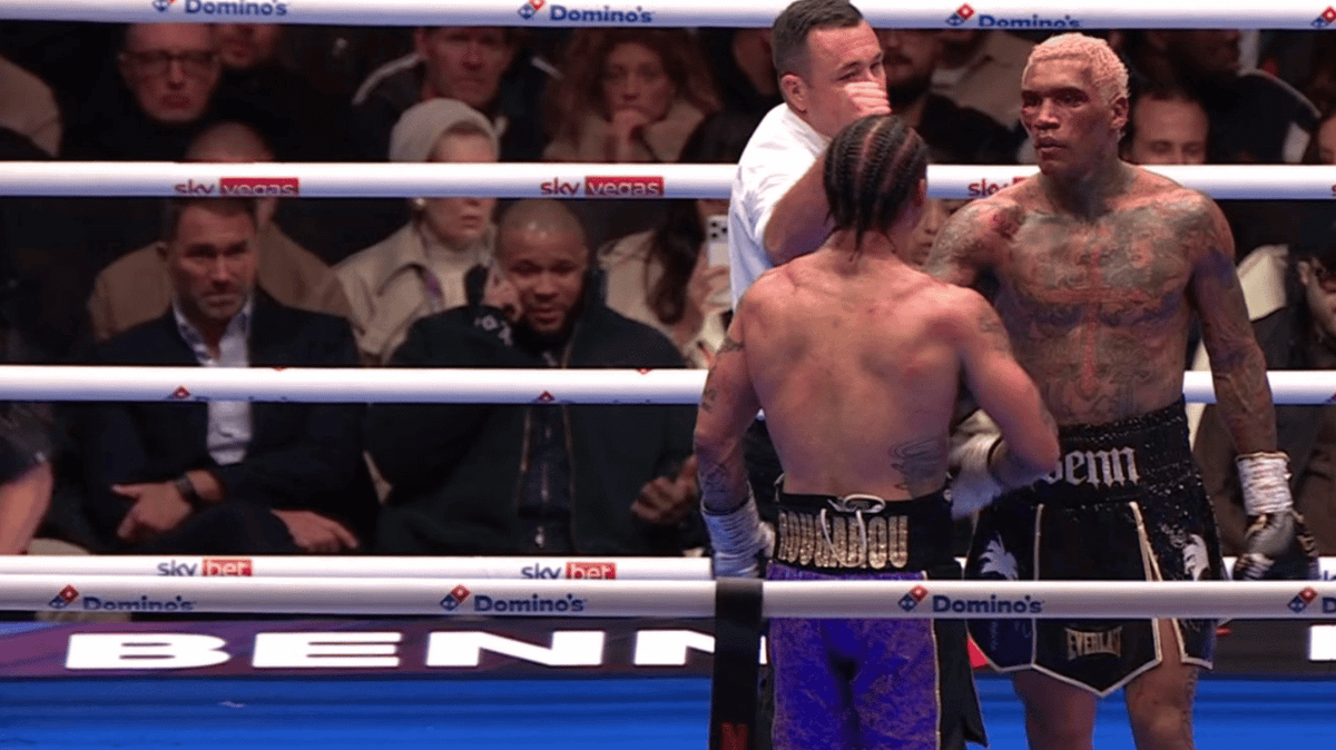 Eddie Hearn's ringside reaction to Conor Benn vs Regis Prograis instantly goes viral
