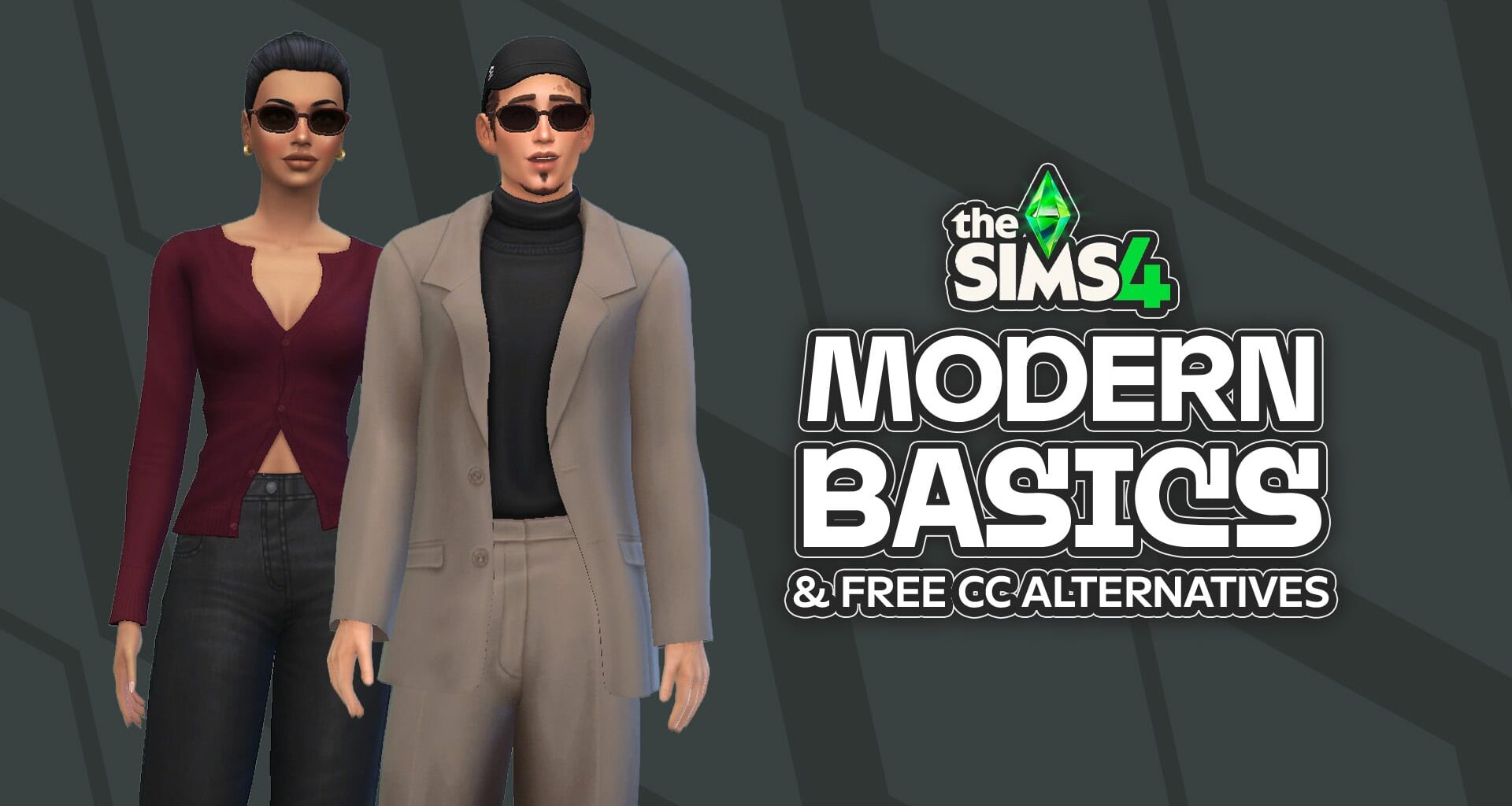 The Sims 4 Modern Basics Maker Pack Review + Free CC Alternatives