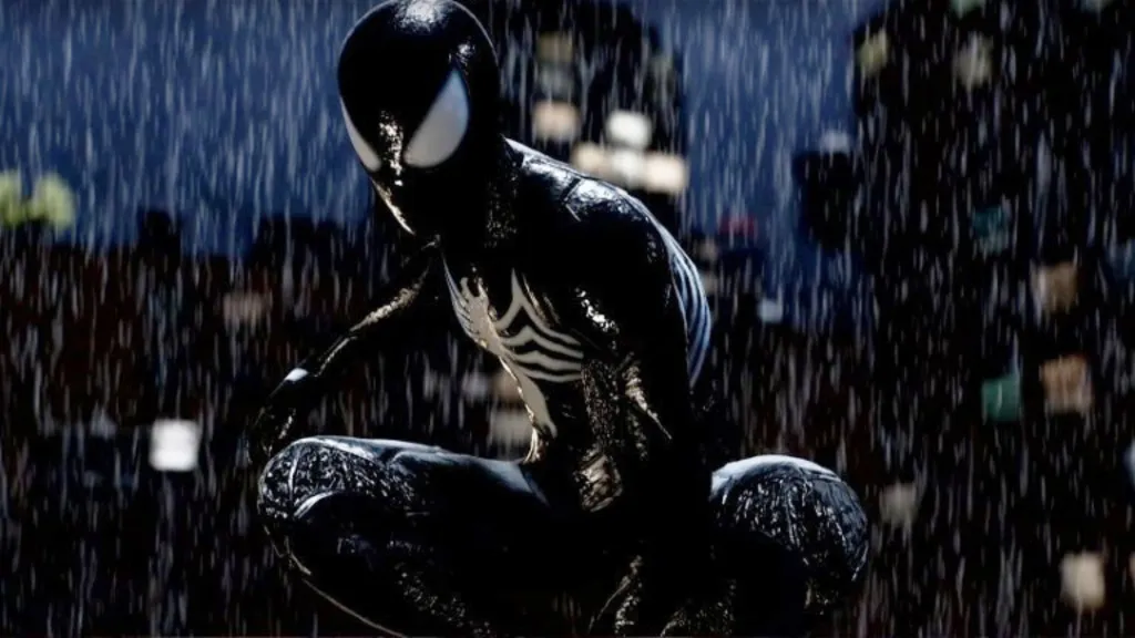 Spider-Man in black costume