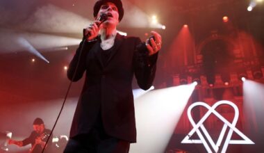 Ville Valo performs at London