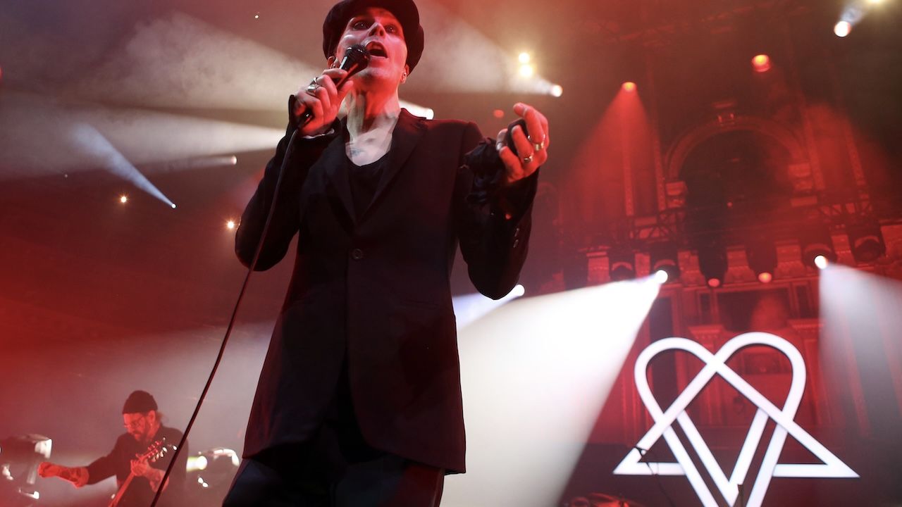 Ville Valo performs at London
