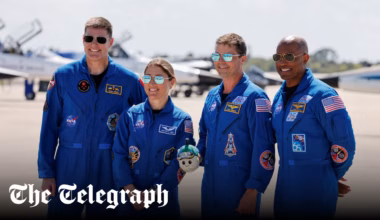 Artemis astronaut steals moon mascot from Nasa