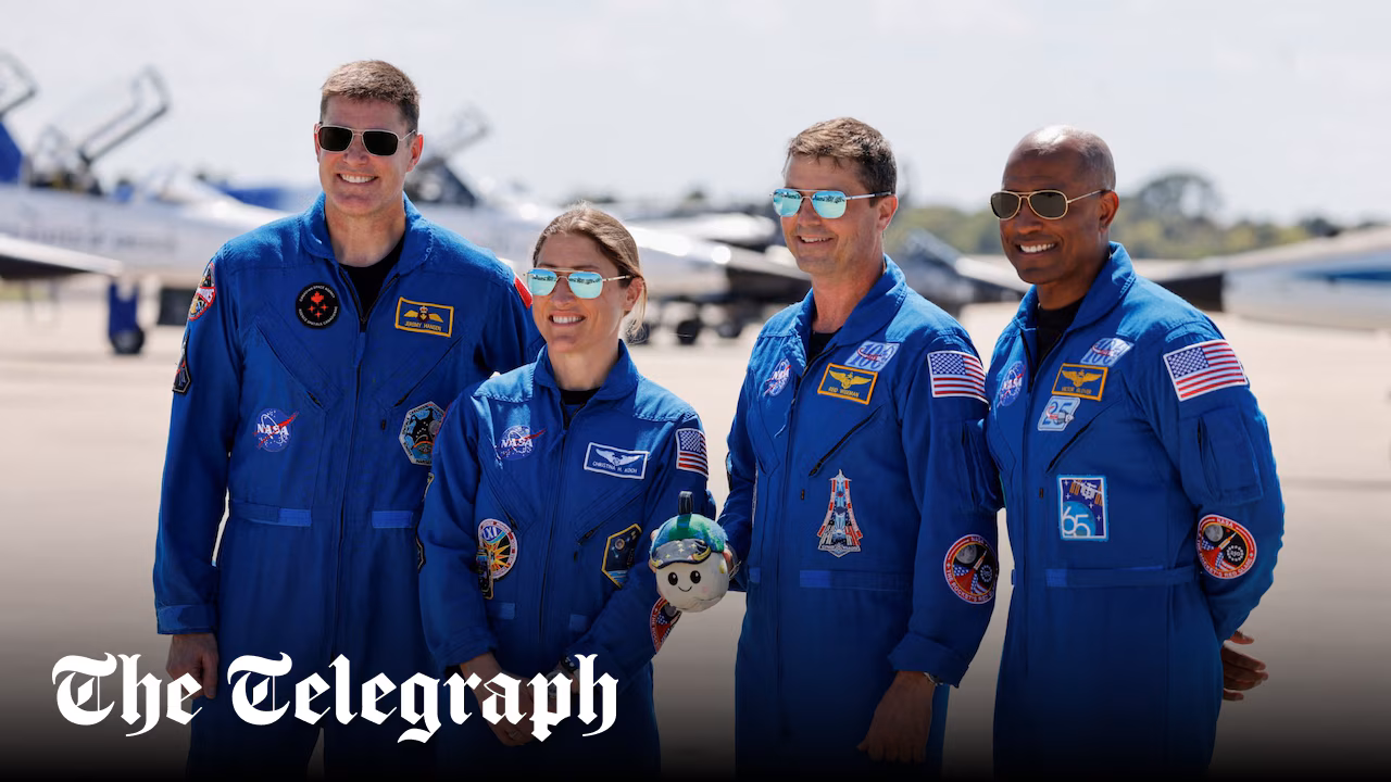 Artemis astronaut steals moon mascot from Nasa