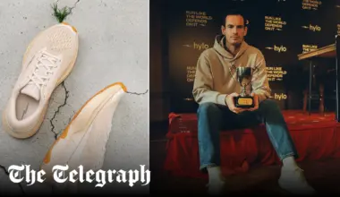 Andy Murray launches ‘woke’ trainer made from beans and seaweed