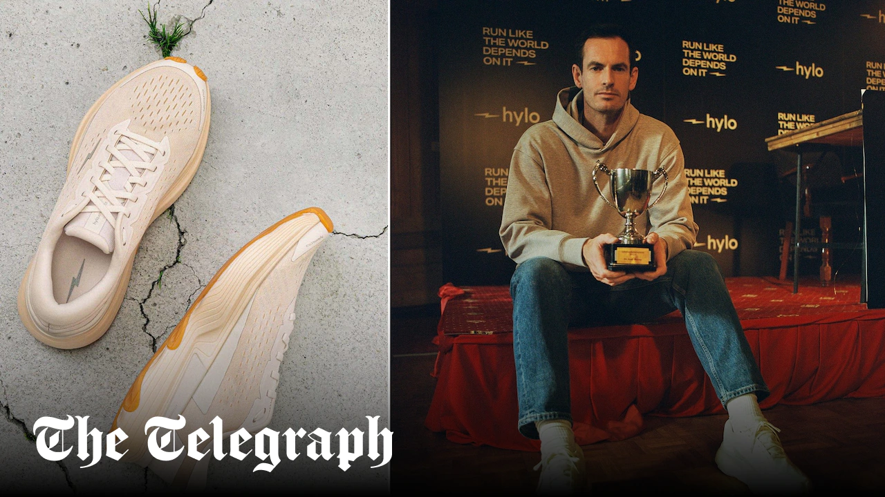 Andy Murray launches ‘woke’ trainer made from beans and seaweed