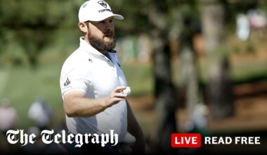 Score and leaderboard from second round at Augusta National