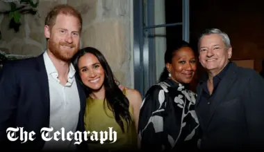 This rare foray into colour could be Meghan’s take on revenge dressing