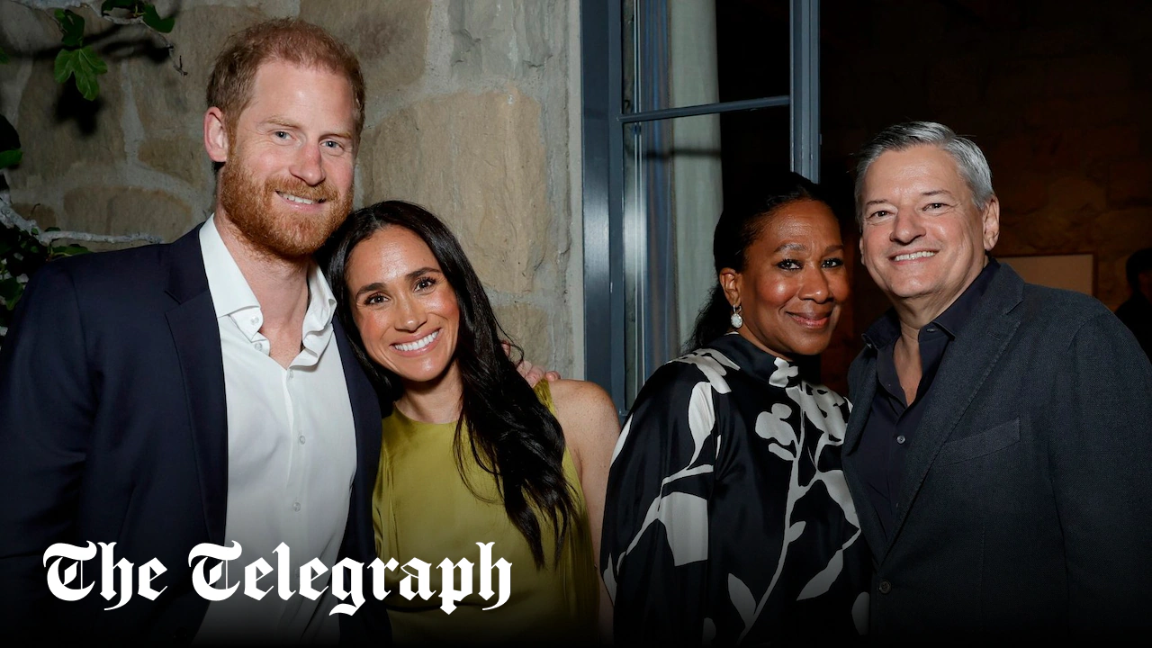 This rare foray into colour could be Meghan’s take on revenge dressing