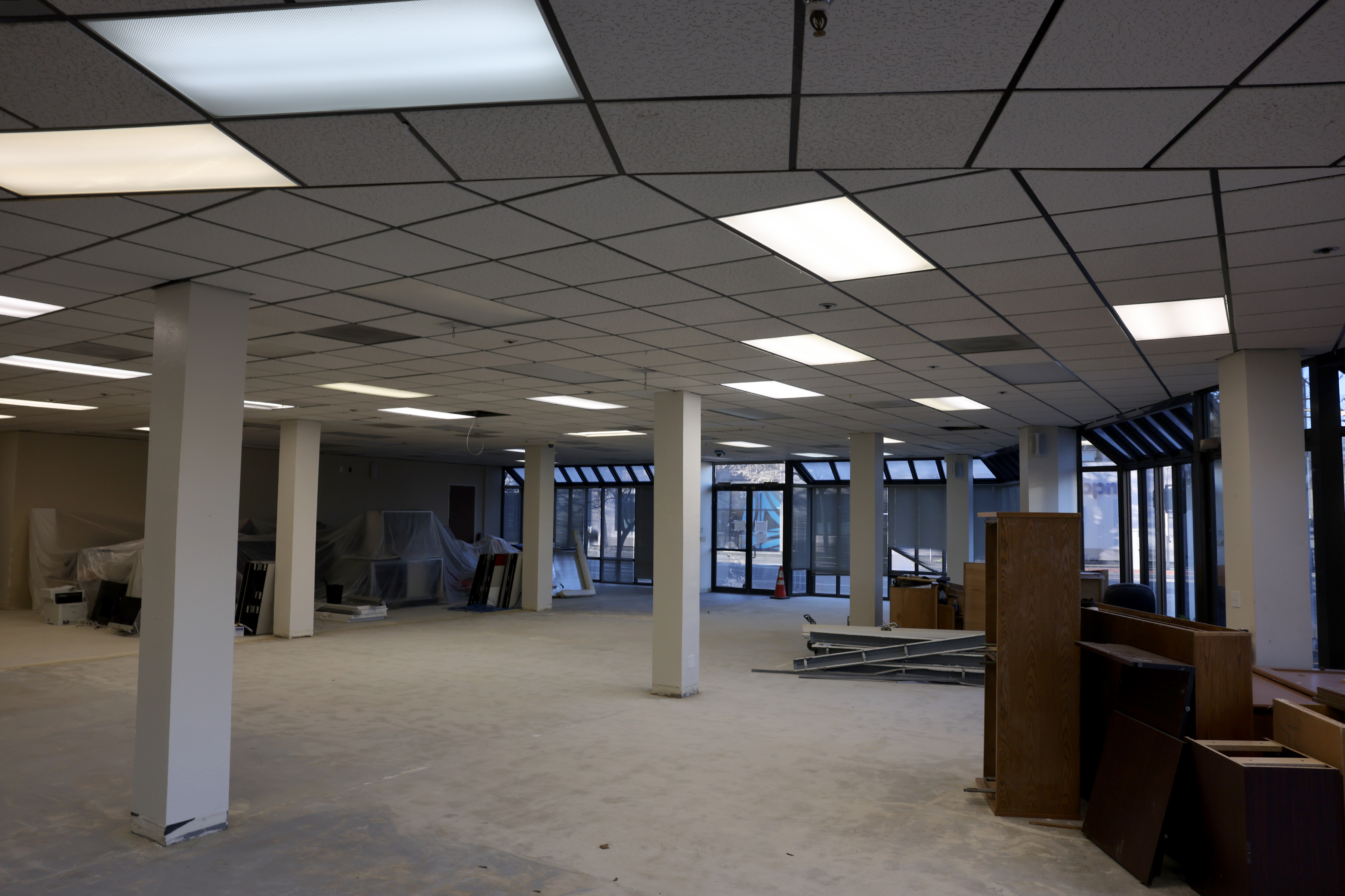 The bottom floor of the new BOSS (Business One Stop...