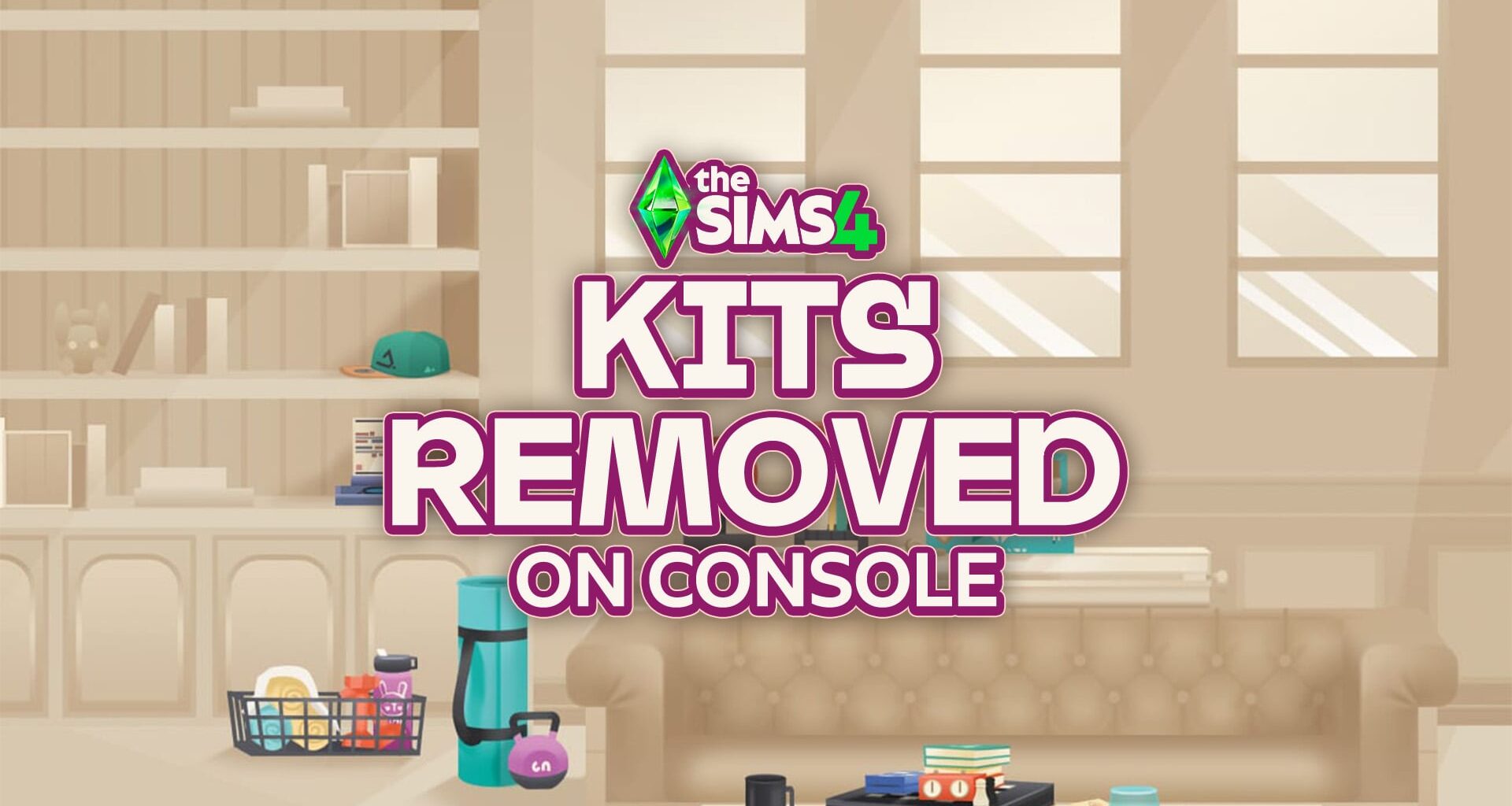 Removal of Official The Sims 4 Kits From Console Stores Starts Now