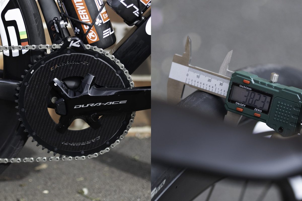 Pogačar will race Paris-Roubaix on enormous 38mm-wide tyres and a 1x drivetrain – but no tubeless inserts 