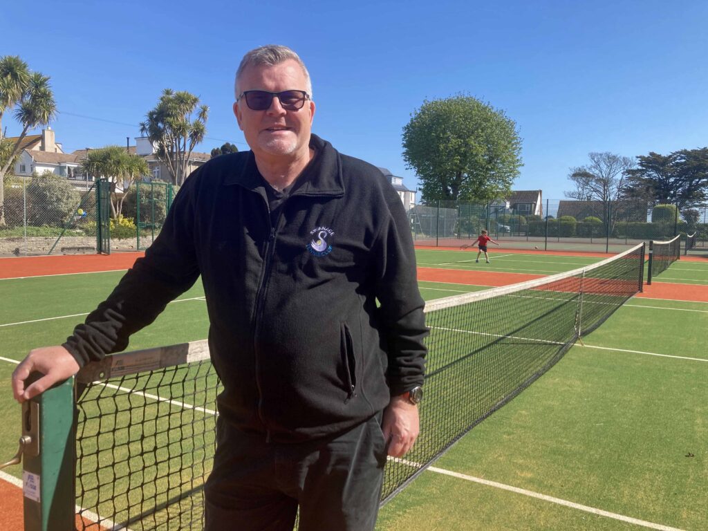 Phil Stevens at Beach gardens tennis courts
