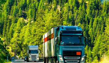Truck in Switzerland
