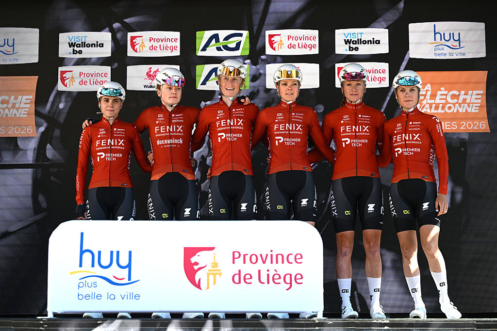 FEnix-Premier Tech before Fleche Wallonne Femmes