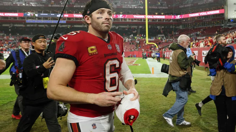 Buccaneers GM reveals strong Baker Mayfield contract stance image