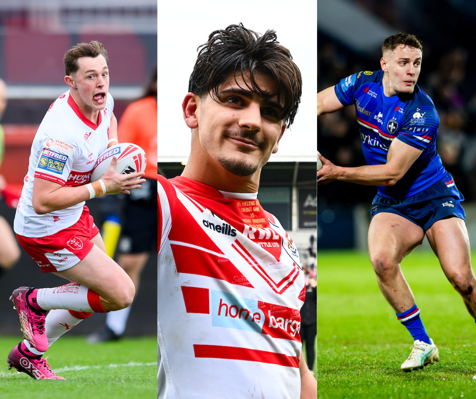 Super League players Jack Broadbent, Bill Leyland and Jake Trueman