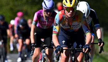 Lotte Kopecky races uphill at Li&egrave;ge-Bastogne-Li&egrave;ge Femmes 2026