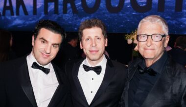 Sam Altman Returns to the Spotlight as Hollywood and Tech Collide at the Breakthrough Prize Ceremony