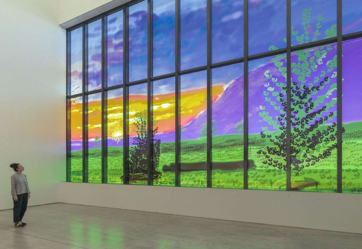 Sunrise in Normandy by David Hockney goes on show at Margate’s Turner Contemporary
