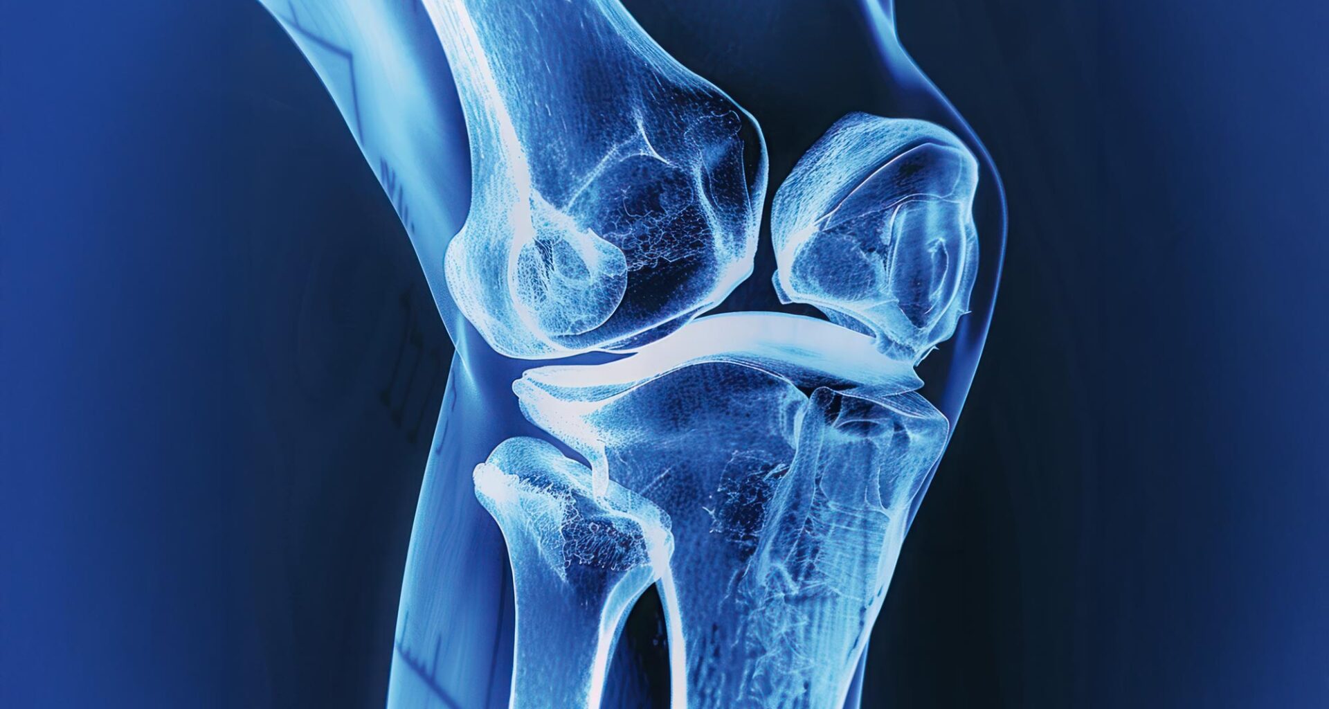 X-Ray Bones Knee Joint Wide