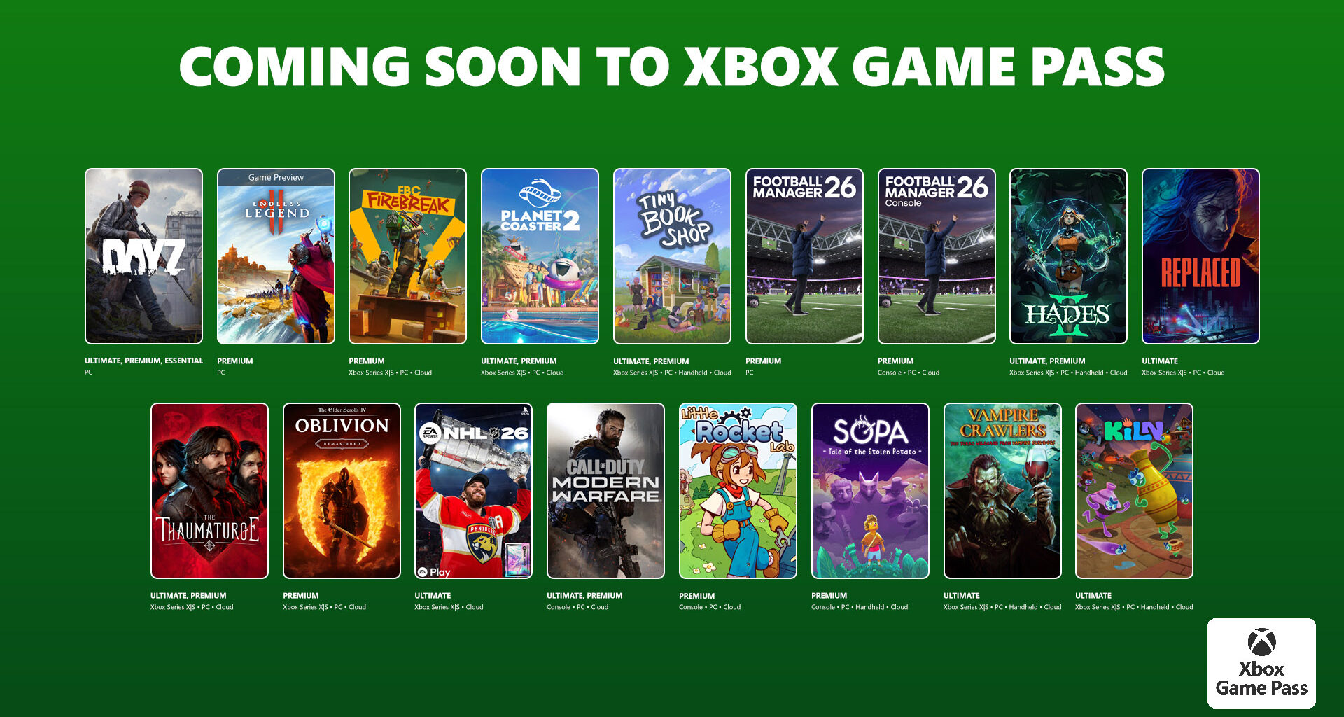 Coming to Xbox Game Pass: Kiln, Hades II, Vampire Crawlers, and More