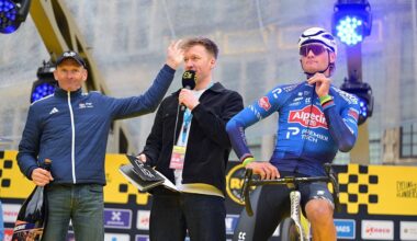 2026 Tour of Flanders: Mathieu van der Poel before the start