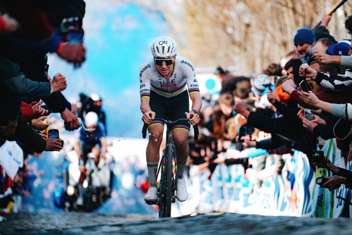 Pogačar becomes noticeably more muscular for the spring classics.