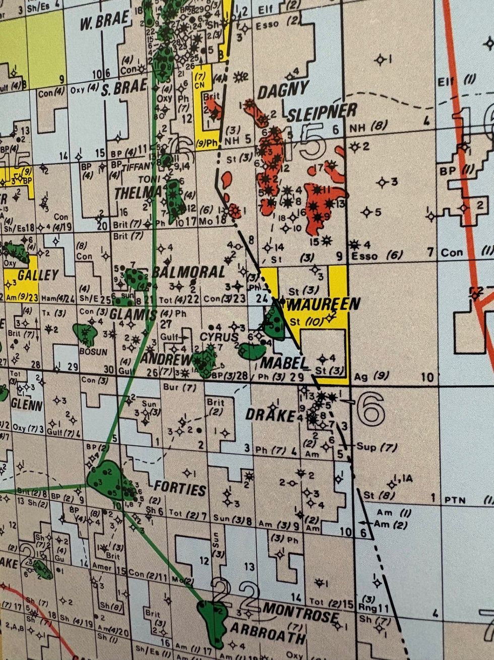 A thriving North Sea including famous Forties oil field