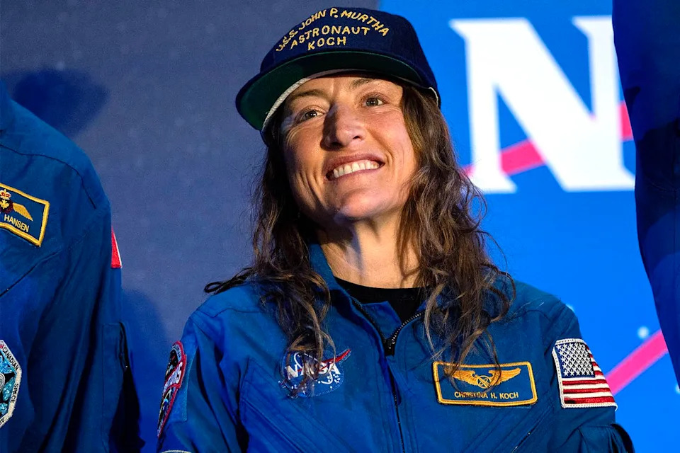 Christina Koch at an event in Houston, Texas, on April 11Credit: Danielle Villasana/Getty