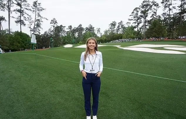 Kai Trump, granddaughter of Donald Trump, was questioned by fans after she attended the Masters and posted pictures on social media (Instagram/@kaitrupgolfer)