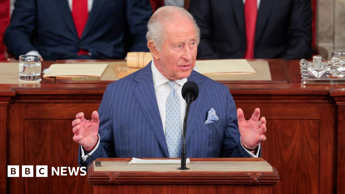 King Charles delivers historic speech to US Congress - live updates