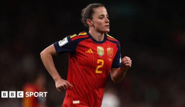 Ona Batlle in action for Spain against England at Wembley