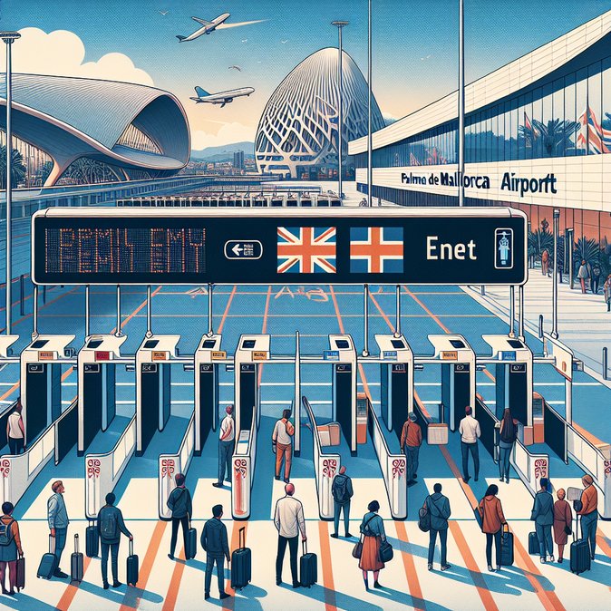 Palma airport creates dedicated lanes for UK passport holders to ease EES bottlenecks