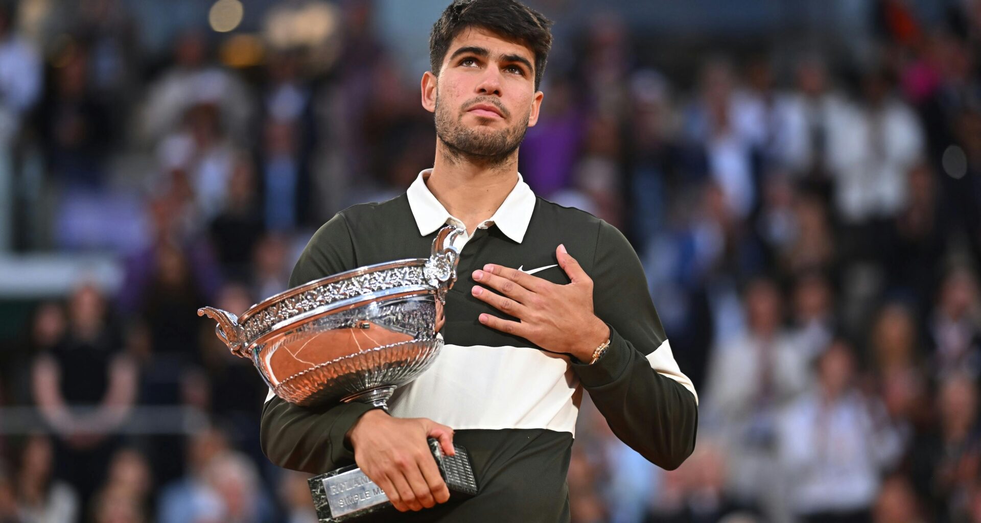 Carlos Alcaraz, Roland-Garros 2025, Simple Messieurs, Remise de Prix