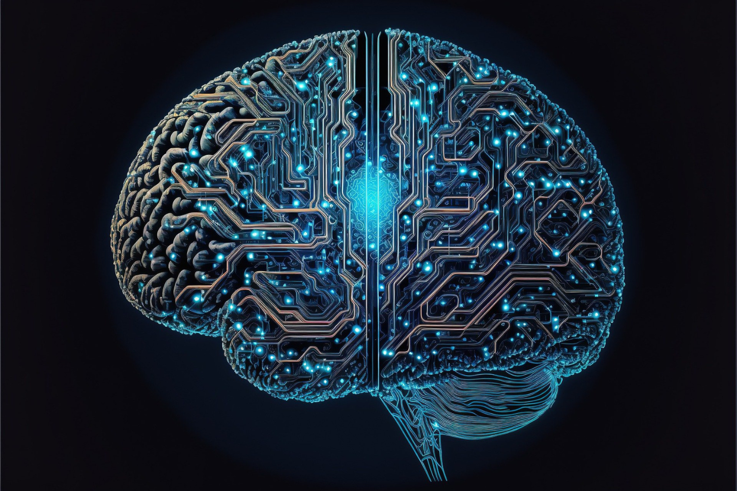 Artificial intelligence brain visualization
