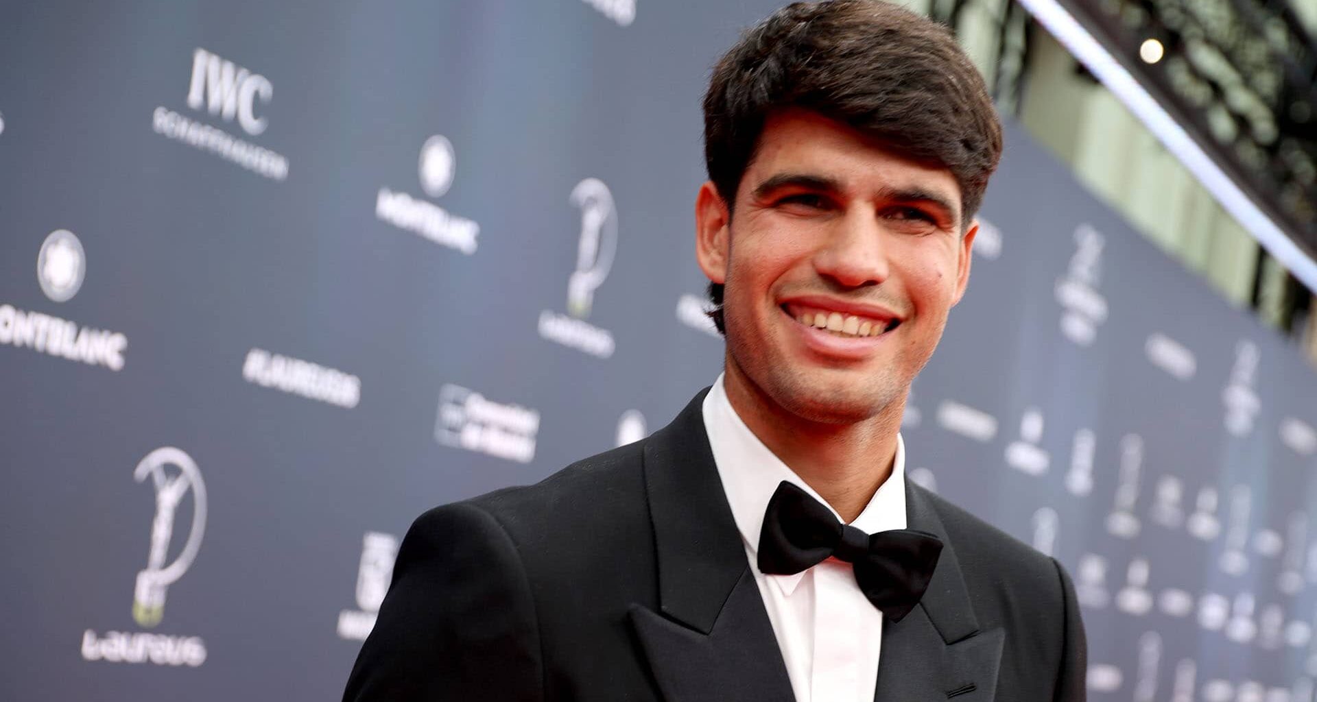Carlos Alcaraz on Monday at the Laureus World Sports Awards.